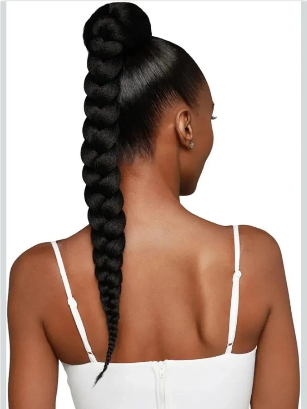 Braided ponytail